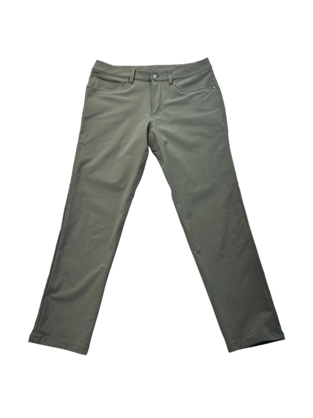 Lululemon Mens ABC Classic-Fit 5 Pocket Pant Size 32x29 Warpstreme Khaki Green